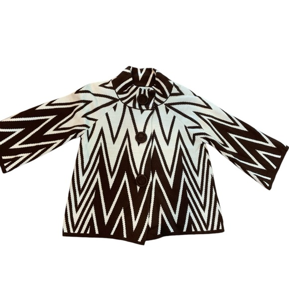 John Paul Richard Sweater Petites M Women’s Wide Sleeve Jacket JPR Vintage - Picture 3 of 15